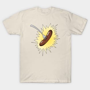 Sausage on fork T-Shirt